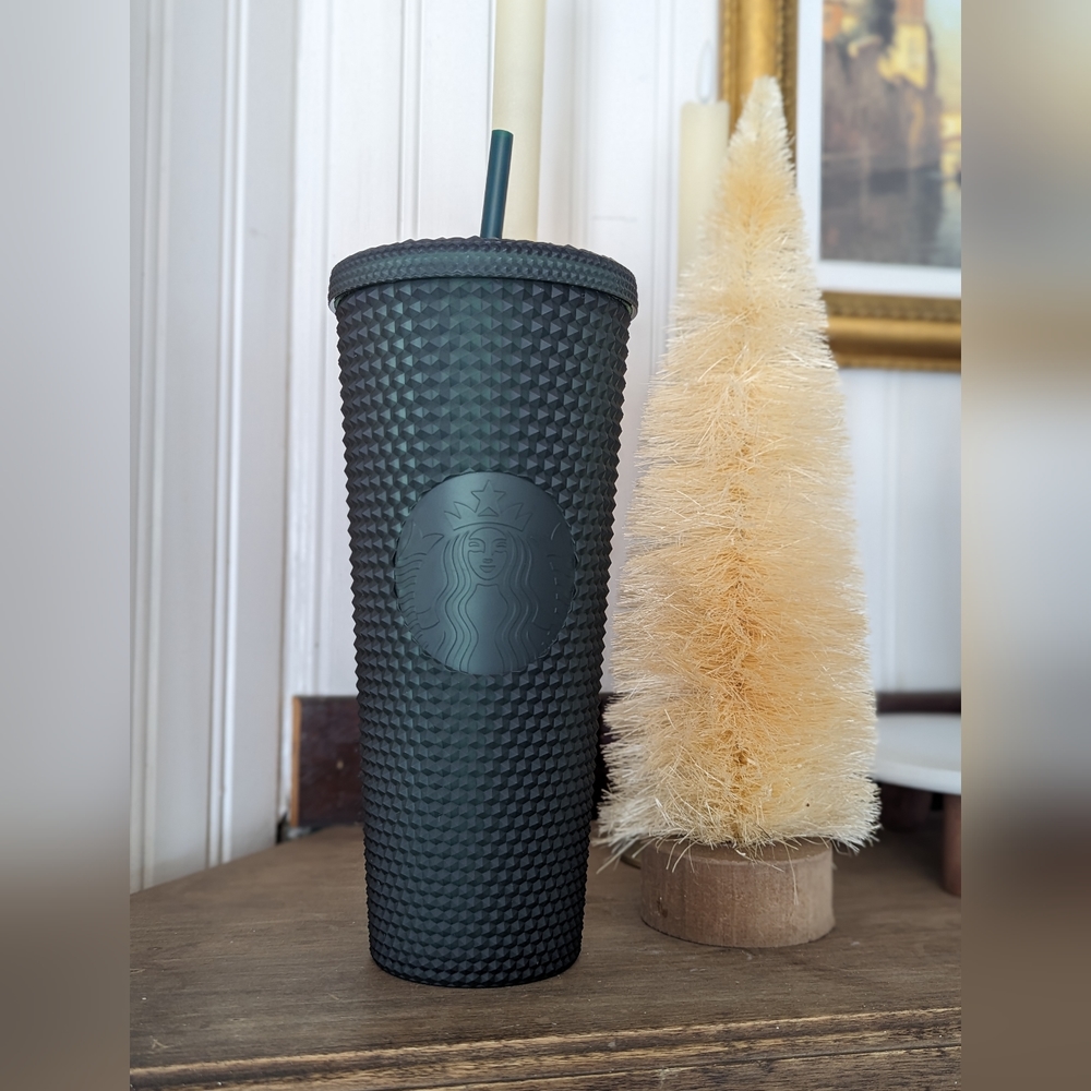 Starbucks 2022 Dark Green Matte Stutted Tumbler